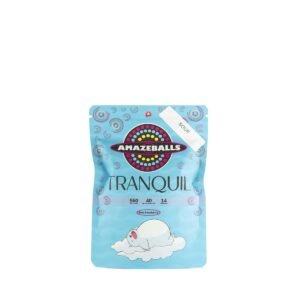 Amazeballs Sour Blue Raspberry Tranquil Gummies